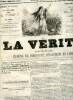 La vérité contemporaine n°63 troisième année jeudi 17 février 1859 - La littérature hystérique Daniel roman de M.Ernest Feydeau à la revue ...