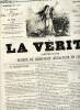 La vérité contemporaine n°69 troisième année jeudi 31 mars 1859 - Au barbier figaro - une bévue - la gangrène nous gagne troisième article les débuts ...