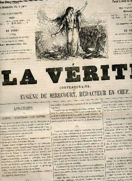 La vérité contemporaine n°72 troisième année jeudi 21 avril 1859 - Longchamps la mode, le bourgeoi,s les préjugés - ouverture du salon réflexions d'n ...