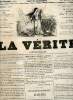 La vérité contemporaine n°73 troisième année jeudi 28 avril 1859 - A nos lecteurs - une ballade de circonstance Alleluia ! - fantiasies physiologiques ...