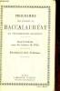 Programme des examens du baccalauréat de l'enseignement secondaire matières pour les sessions de 1946 - Baccalauréat série technique.. Collectif