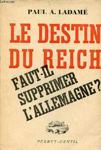 Le destin du Reich faut-il supprimer l'Allemagne ?