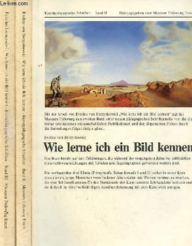 Wie lerne ich ein bild kennen - Kunstpädagogische schriften Band II + Band III herausgegeben vom museum folfwang essen - 2 volumes (band II +band III) ...