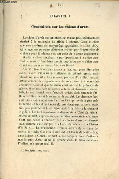 Nos chiens d'arrêt et leur dressage.. J.Dhers