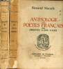 Anthologie des poètes français des origines à nos jours - en 2 tomes - tomes 3 + 4 .. Mazade Fernand