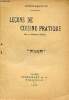 Leçons de cuisine pratique - sixième fascicule.. Le Professeur Dréval