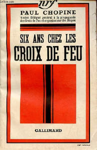 Six ans chez les croix de feu - 24e édition.