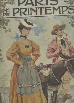 Paris de printemps numéro 1 15 juin 1904 - couses d'autrefois et d'aujourd'hui par Paul Guillain - atalante par Edouard Rod - la curée par Jacques le ...