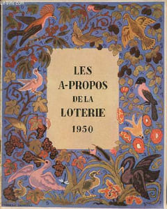 Les a-propos de la loterie 1950.