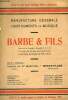 Catalogue Barbe & Fils manufacture générale d'instruments de musique - tarif n°6 - extrait de notre grand catalogue 1935.. Collectif