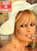 Jours de France n°608 9 juillet 1966 - Brigitte Bardot - A Saint Tropez B.B.s'amuse - la monde prend le large - un shopping pour les maris - ne ...