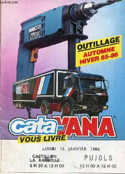 Catalogue Cata-vana - outillage automne hiver 85-86.. Collectif