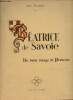 Béatrice de Savoie - Un beau visage de Provence.. Ricard Paul