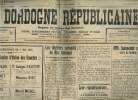 La Dordogne Républicaine n°35 4e année mardi 29 avril 1924 - Les derniers sursauts du bloc national - leur républicanisme...la liste saumande et le ...