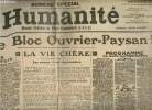 L'humanité numéro spécial 20 avril 1924 - Manifeste du parti communiste - la vie chère les causes, les responsables - aux femmes !- qu'est ce que le ...