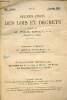 Bulletin annoté des lois et décrets dirigé par Paul Binet n°1 109e année janvier 1939.. Collectif