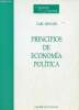 Principios de economia politica - 2.a edicion - Coleccion clasicos de la libertad.. Menger Carl