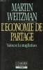 L'économie de partage - vaincre la stagflation - Collection l'économie nouvelle.. Weitzman Martin