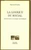 La logique du social - introduction à l'analyse sociologique - Collection l'esrpit critique.. Boudon Raymond