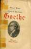 Génie et destinée Goethe.. Brion Marcel