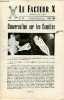 Le Facteur X n°61 avril 1960 - Conservation sur les Comètes - problème pour rire - les tremblements de terre - propos linguistiques sur le nombre dix ...