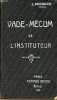 Vade-mecum de l'instituteur nouveaux programmes et nouvelles instructions avec commentaires.. J.Baudrillard