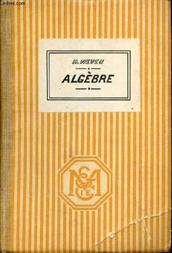 Cours d'algèbre théorique et pratique suivi de notions de trigonométrie à l'usage des écoles primaires supérieures, des écoles normales primaires, des ...