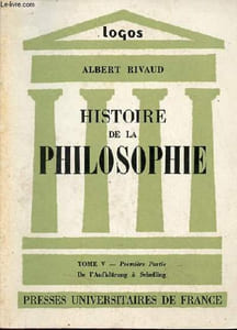 Histoire de la philosophie - Tome 5 : Première partie de l'Aufklärung à Schelling - Collection logos.