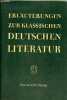 Erläuterungen zur deutschen literatur - Sturm und drang.. Collectif