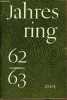 Jahresring 62/63 beiträge zur deutschen literatur und kunst der gegenwart.. Collectif