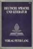 Deutsche sprache und literatur.. Collectif