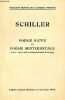 Poésie naïve et poésie sentimentale (ueber naive und sentimalische dichtung) - Collection bilingue des classiques étrangers.. Schiller