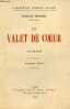 La valet de coeur - Roman - 12e édition - Collection Edmond Jaloux.. Boudry Robert