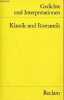 Gedichte und Interpretationen - Band 3 : Klassik und Romantik - Universal-Bibliothek Nr.7892 [5].. Segebrecht Wulf