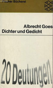 Dichter und Gedicht zwanzig deutungen.