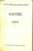 Faust tome 1 - Collection bilingue des classiques étrangers.. Goethe