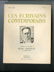 Les écrivains contemporains n° 22 - Jean Cocteau par Roger Bodart, Jean Cocteau et son oeuvre par Léonce Peillard, Les enfants terribles