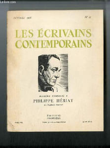 Les écrivains contemporains n° 25 - Philippe Hériat par Pierre Gascar, Philippe Hériat et son oeuvre par Léonce Peillard, Famille Boussardel