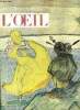 L'oeil n° 113 - Art byzantin, art européen par André Guillou, Lautrec et le Croxi Margouin par Ph. Huisman par M.G. Dortu, Attelages d'apparat par ...
