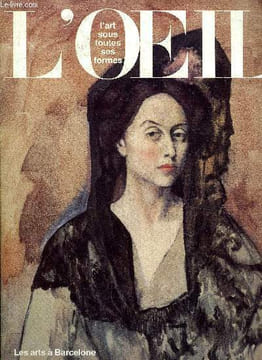 L'oeil n° 372-373 - Avant propos par Pasqual Maragall i Mira maire de Barcelone, Barcelone, capitale de l'art roman par Joan Sureda i Pons, A l'ombre ...