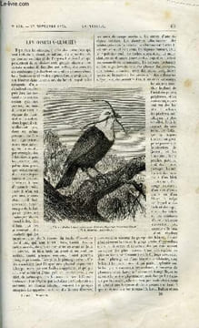 La nature n° 130 - Les oiseaux cloches par E. Oustalet, Le descobridor par E. T. Hamy, Les instruments d'observations météorologiques par Gaston ...