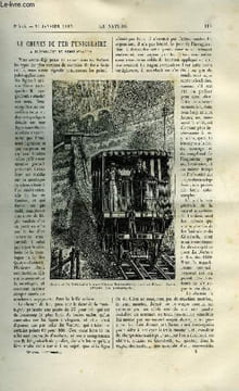 La nature n° 555 - Le chemin de fer funiculaire a crémaillère de Territet-Glion, Moteur a gaz domestique, système Forest, Nouvelles machines ...