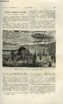 La nature n° 587 - L'aérostat dirigeable électrique de Ch. Renard et A. Krebs, La foudre globulaire par Gaston Planté, Les horloges hydrauliques dans ...
