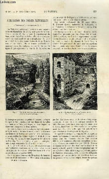 La nature n° 596 - Utilisation des forces naturelles,l'électricité a Bellegarde par L. Grezel, L'industrie des cuirots de moutons par A. Brillouin, La ...