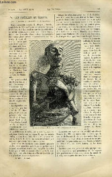 La nature n° 689 - Les fouilles en Egypte et la momie de Ramsès II, Blanchiment électro-chimie des tissus par le procédé E. Hermite, Les allures du ...