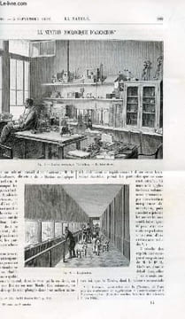 La nature n° 1006 - Les polders du Mont Saint Michel par Crépaux. La catastrophe de Saint Gervais, suite avec gravures dans le texte. Tremblement de ...