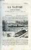 La nature n° 1070 et n° 1071 - Bateau vélocipède par G. Mareschal, L'exploiation du Mica, Le canal de la baltique a la mer du nord par L.B., Voiture ...
