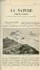 La nature n° 1332 - Chemins de fer de montagne de Zermatt au Gornergrat avec gravures dans le texte. Les phoques à fourrure de la Russie avec carte de ...
