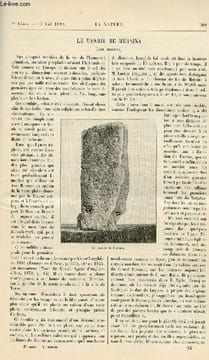 "La nature n° 1355 - Le mehnir de Mersina - de la croissance des bambous - carburateur mélangeur 'jupiter"" - le passage inférieur de la ligue du ...