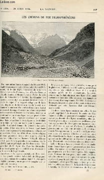 La nature n° 1718 - Les Chemins de fer Transpyrénéens par G.R - La Maladie du sommeil par E. Brumpt - Pont Tournants et Pont Basculants par Pierre de ...
